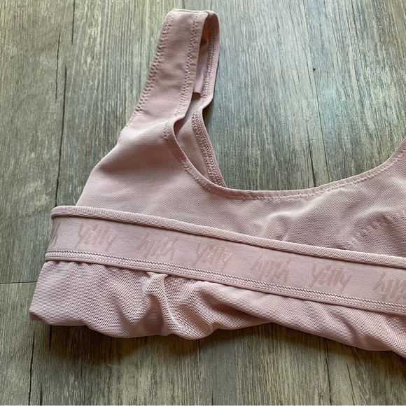Light Pink Yitty Mesh Me Smoothing Midi Bralette - Picture 5 of 7